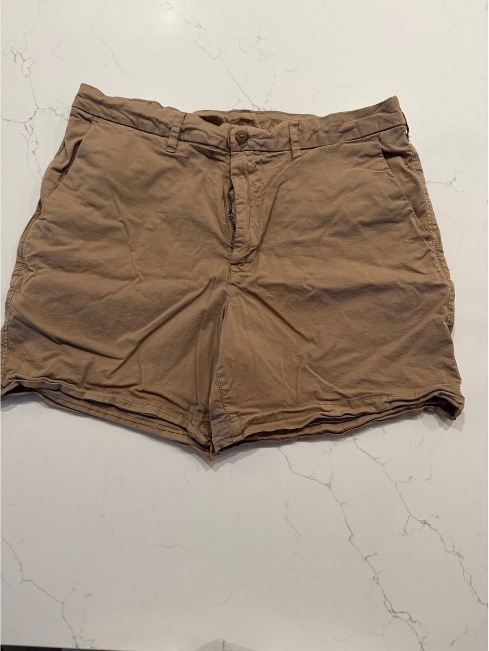 American Eagle Mens Flex Khaki Chino Shorts Size 33 5.5 Inseam